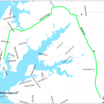 Map of Machipongo Bayside Church Neck FTTH Path